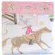 image 4 of Portfolio Home Horseshow Horses Girls Pink Bed Linen Bedding Duvet Cover Quilt Set With Pillow Case Multi | Single
