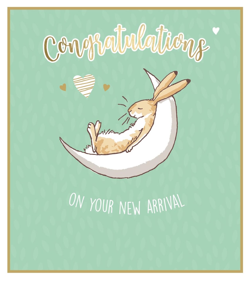 image 1 of Guess How Much I Love You 'New Arrival' New Baby Card