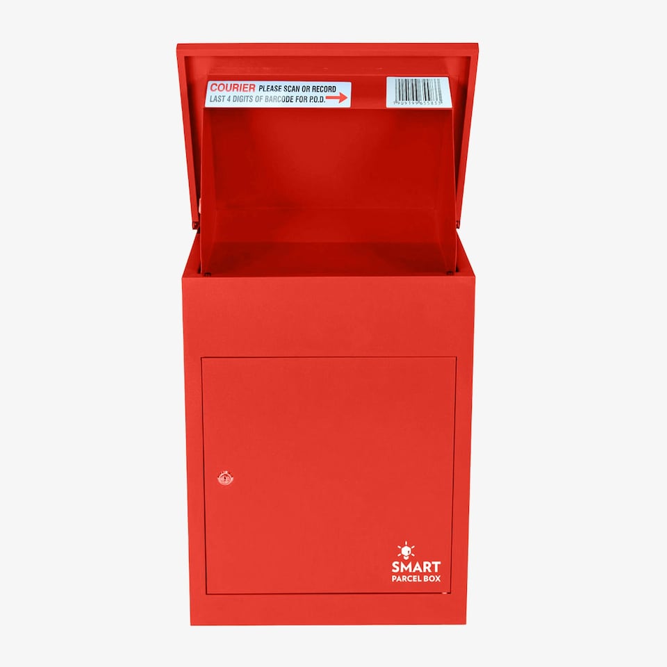 image 1 of SMART PARCEL BOX® Medium Front Access Red Red