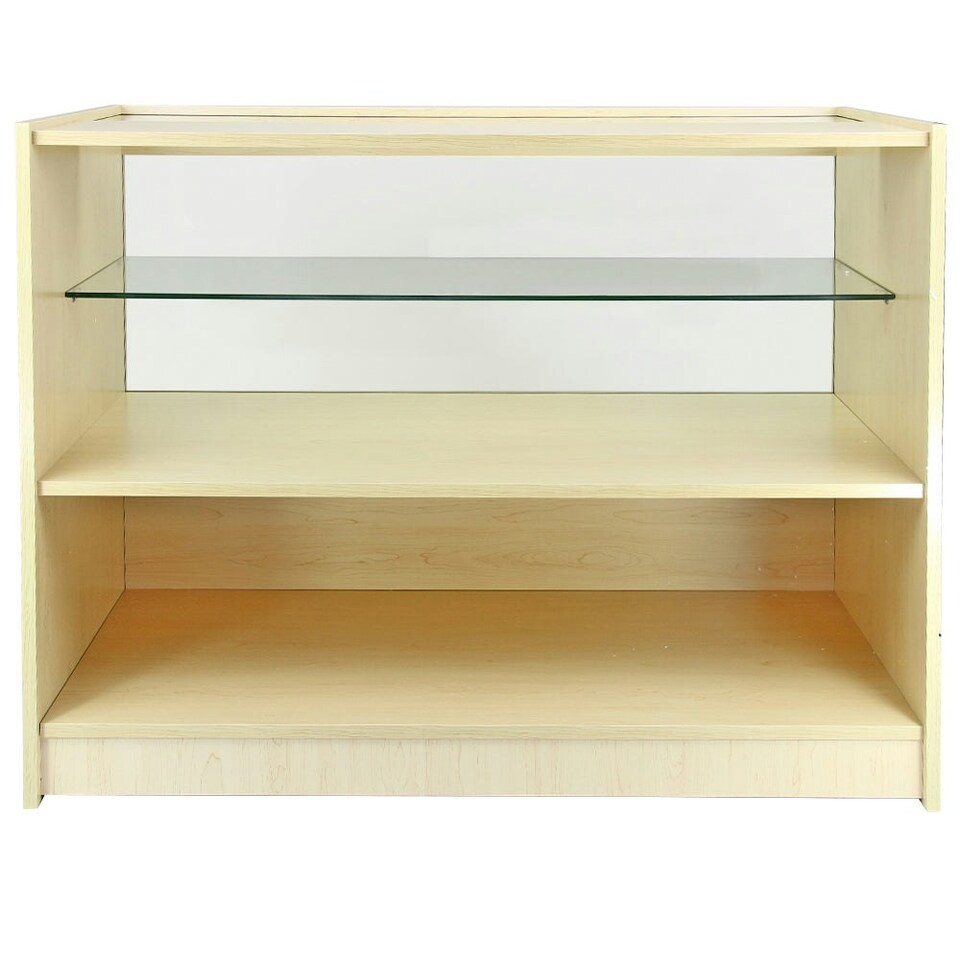 image 1 of C1200 Shop Counter - Maple Brown