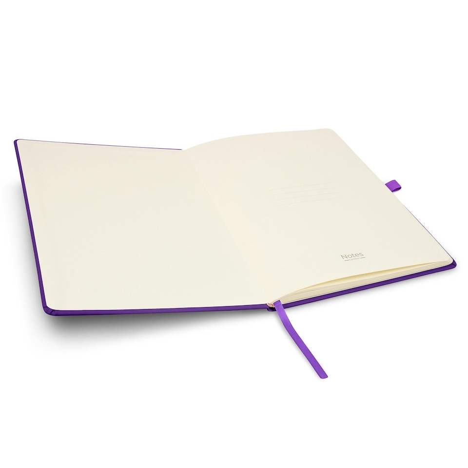 image 1 of Notes London A4 Wilson Notebook (Purple)