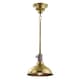 image 1 of Cobson 1 Light Dome Ceiling Mini Pendant Brass, E27
