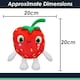 image 2 of Berry Boo Pinata Smashlings Soft Toy Cute Plushie Huggable Cuddly 20cm Red