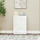 image 7 of HOMCOM 4 Drawer Chest of Drawers for Bedroom, 60 x 40 x 85cm, White