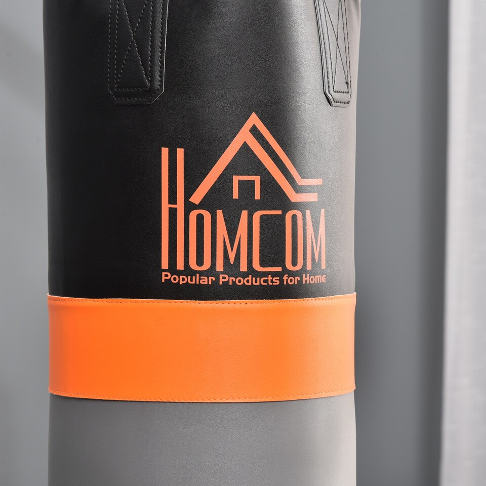 image 1 of HOMCOM Punchbag & Speedball Boxing Station w/ Freestanding Frame, Grey