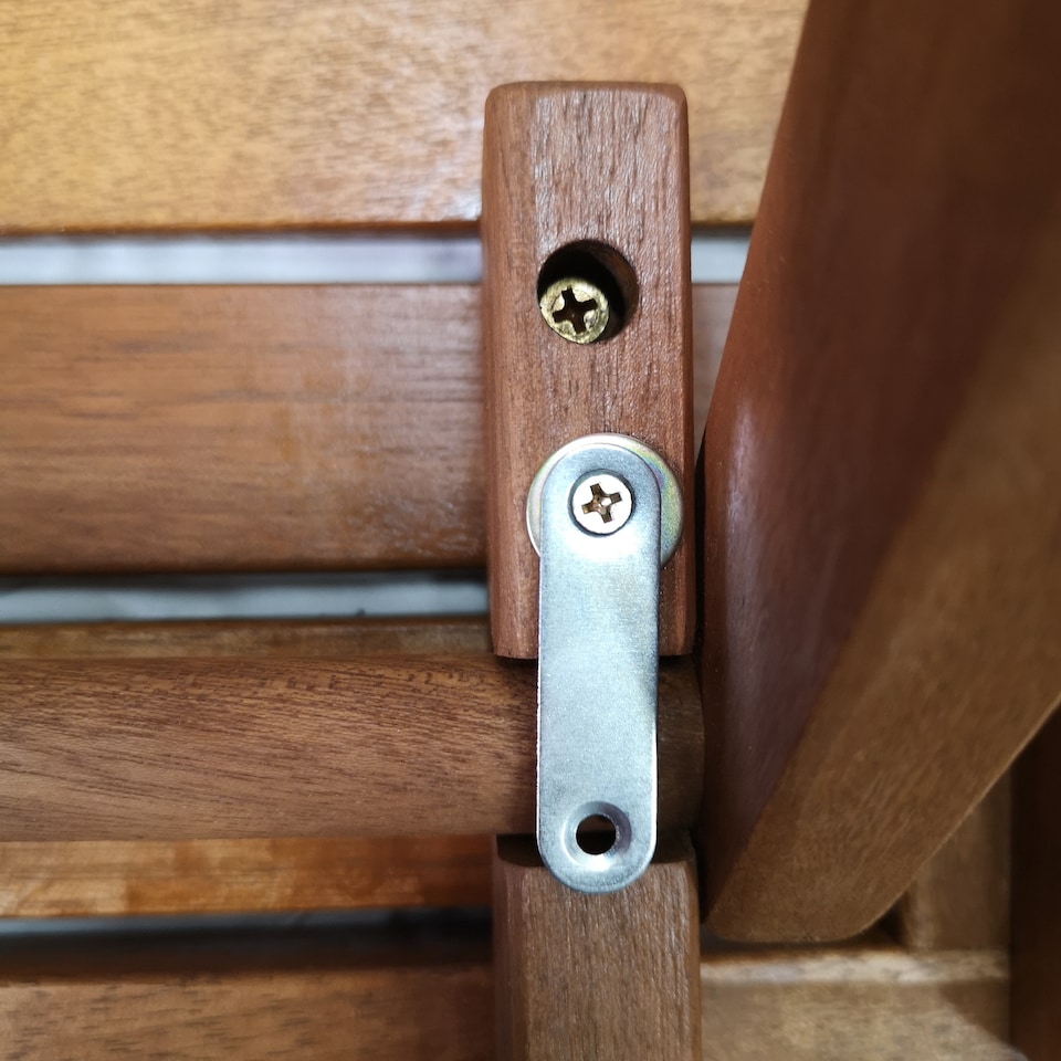 image 1 of Outdoor 2 Person Folding Square Wooden Garden Patio Dining Table and Chairs Set