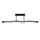 image 5 of Diego Matte Black LED Semi Flush Ceiling Pendant
