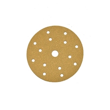 MP High-Performance MP GoldPlus 150mm Sanding Discs with 15 Holes and Velcro P80 (Pack of 100)