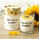 image 2 of You Are My Sunshine Unscented Candle with 3D Sunflower Multi