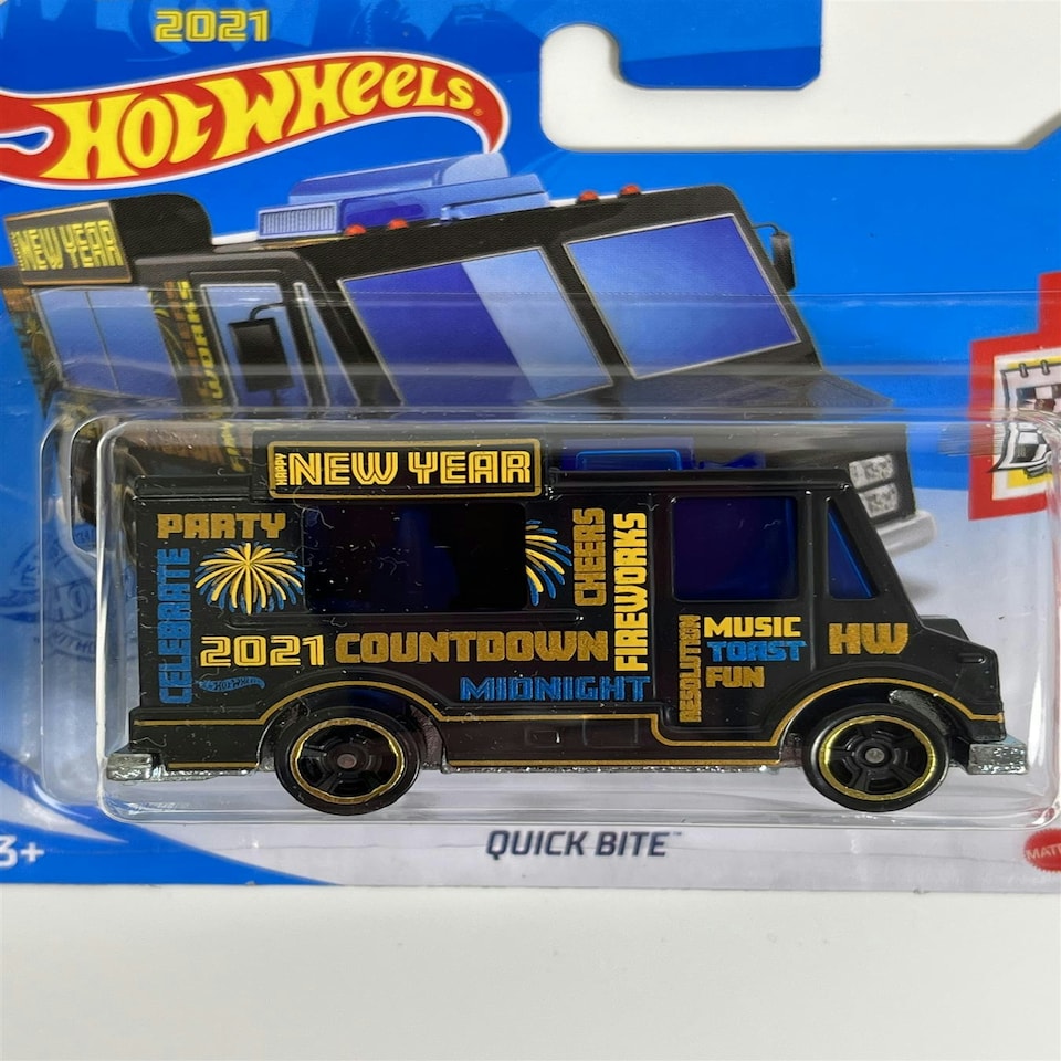 image 1 of Hot Wheels New Year 2021 Quick Bite Holiday Racers 1:64 GRY78M521 B1