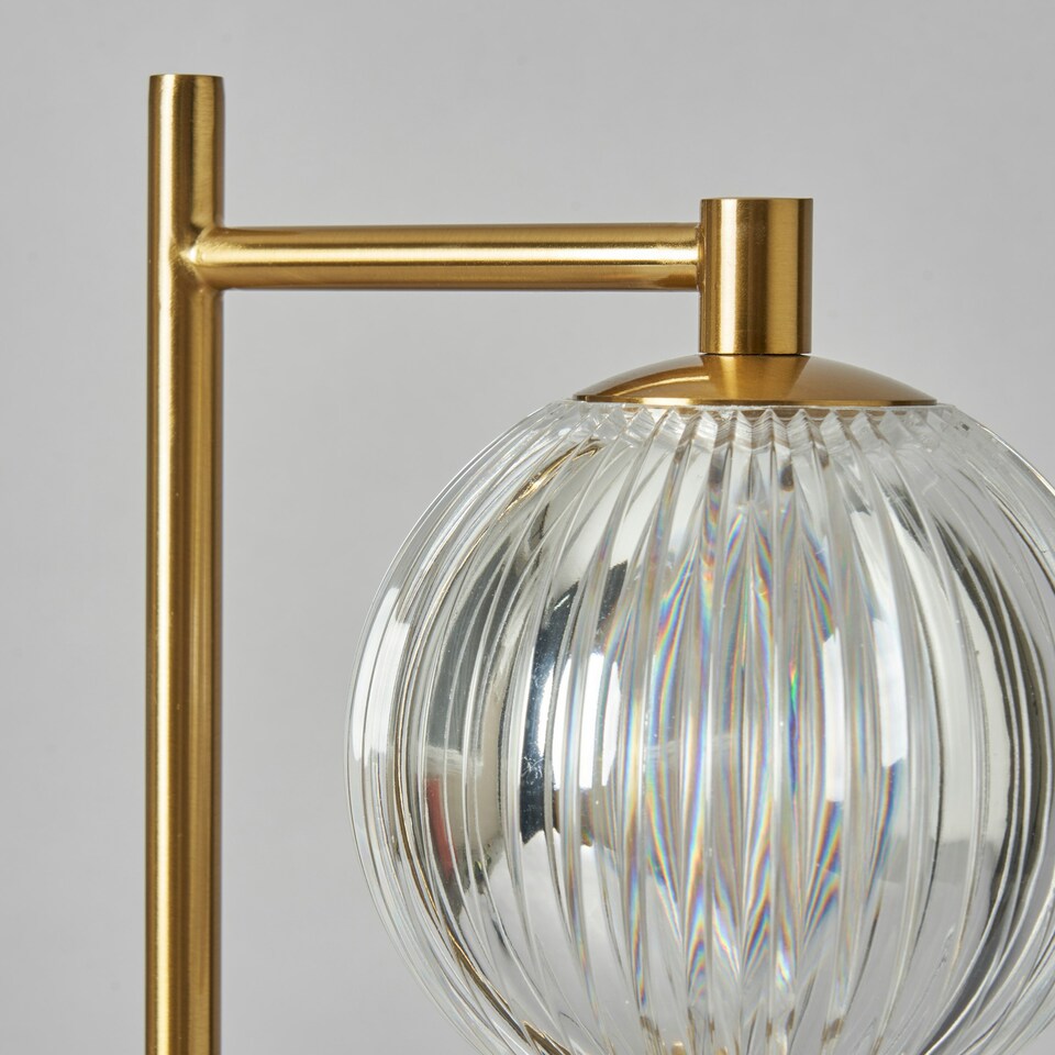 image 1 of BHS Rimi LED Table Lamp, Satin Brass