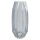 image 1 of 30cm Clear Contemporary Glass Vase | White | 30