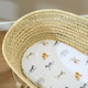 image 5 of Clair de Lune Jungle Dreams 2 Pack Moses Basket Sheets