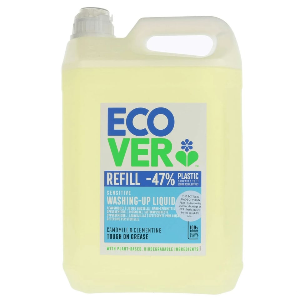 image 1 of Ecover Washing Up Liquid - 5L Cleaner