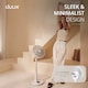 image 8 of Duux Whisper 3 Standing Fan with Remote Control | White | White