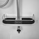 image 2 of Showerdrape Shower Rail Shelf Storage Shelf Caddy