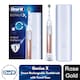 image 7 of Oral-B Genius X Smart Rechargeable Toothbrush with Travel Case, Rose Gold