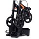 image 7 of COSTWAY Folding Rollator Walker Aluminium Mobility Aid Black | Black