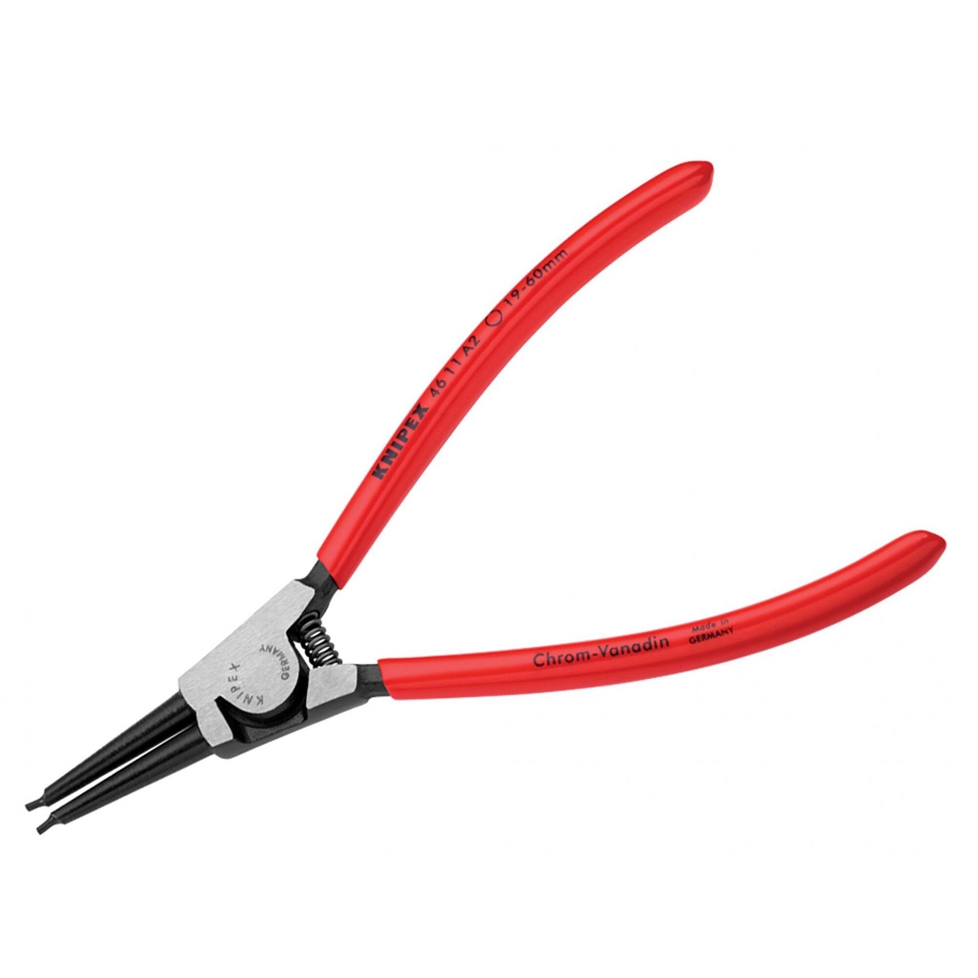 Knipex 46 11 Series External Straight Circlip Pliers Multi Multi Colour 19 - 60mm A2 1