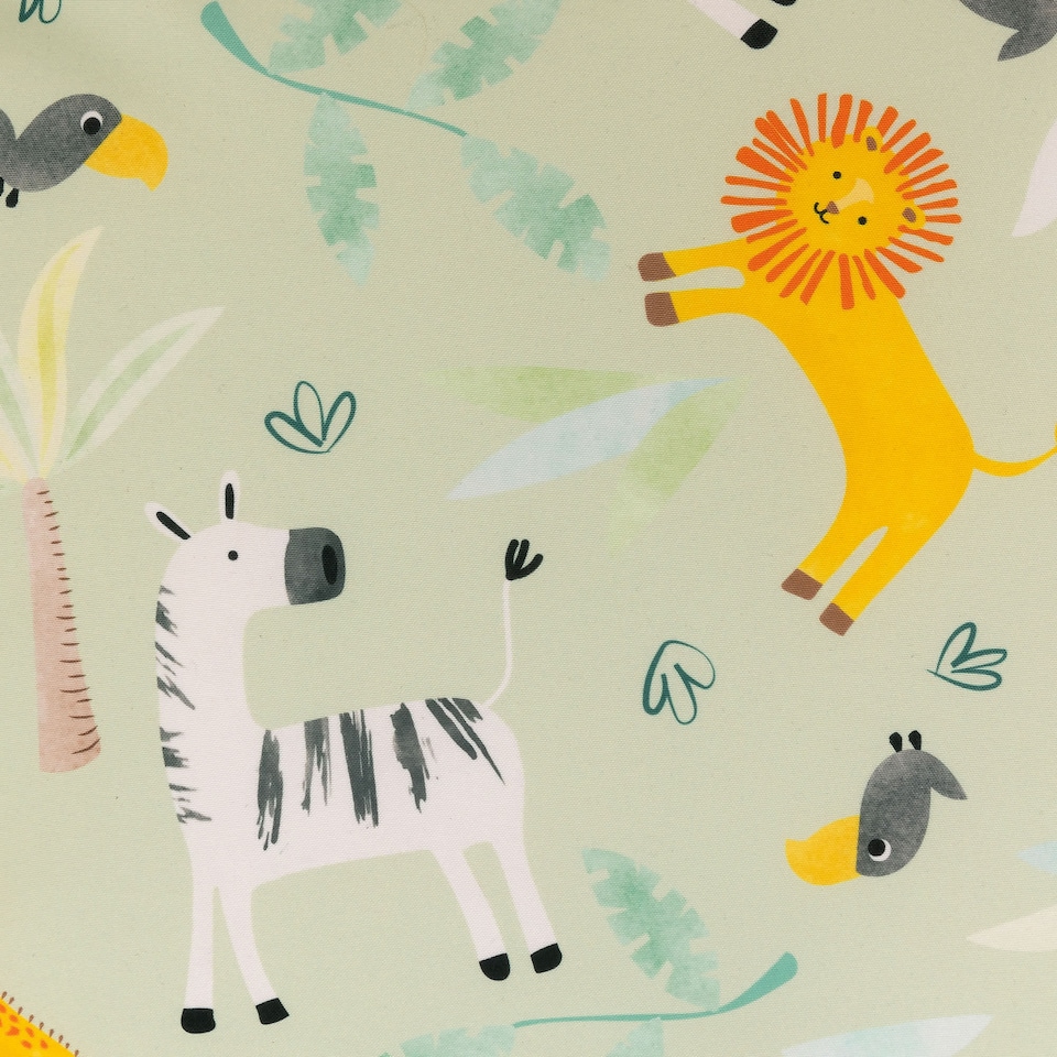 image 1 of Kids Safari Bean Bag Chair Green Childrens Bean Bags | Green | Green | 1