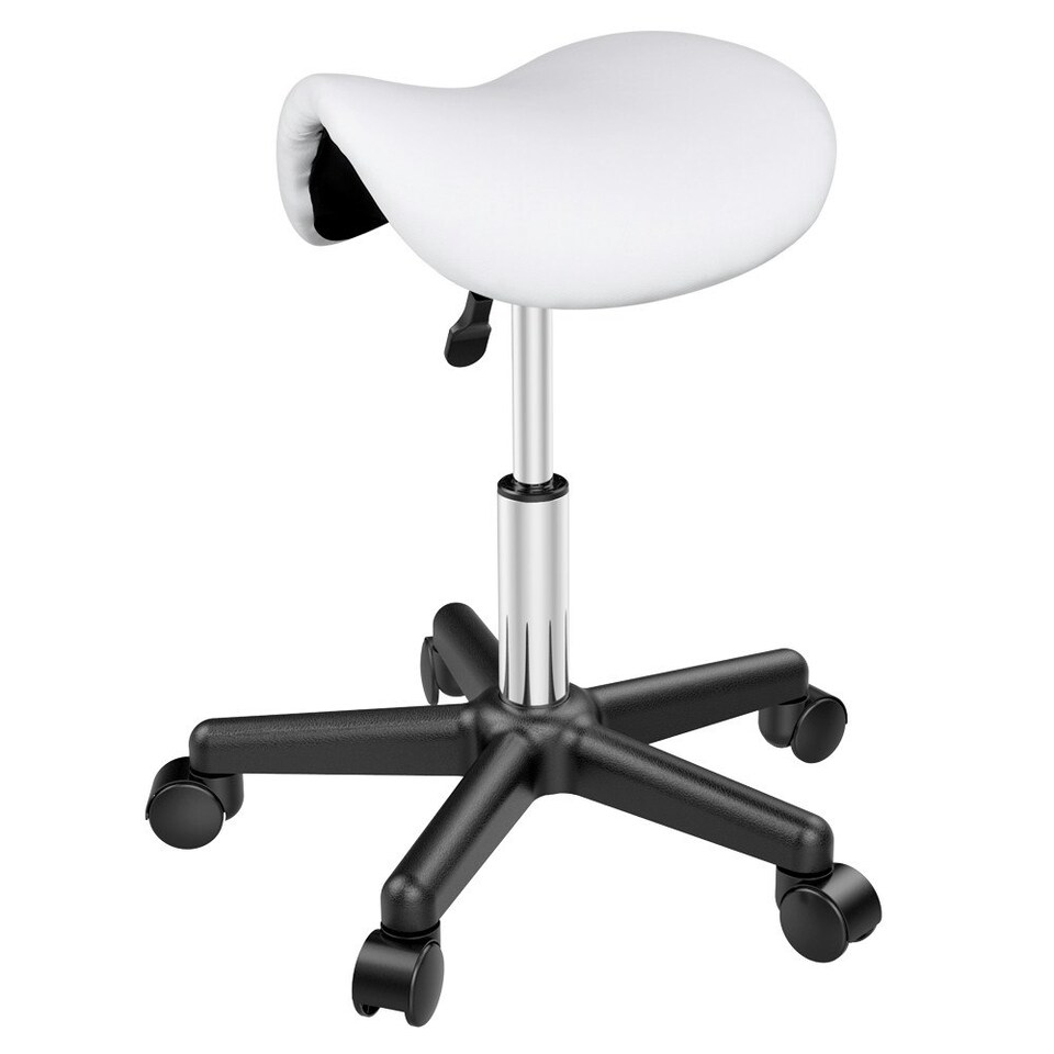 image 1 of Yaheetech Adjustable Salon Chair for Massage | White