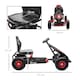 image 7 of HOMCOM Children Pedal Go Kart w/ Adjustable Seat, Rubber Wheels, Brake - Red