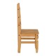 image 5 of Corona Dining Chair (Pack of 2) - L47 x W42 x H107 cm - Distressed Waxed Pine | Brown