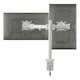 image 3 of One For All DM2220 Smart Line Dual Monitor Mount - White