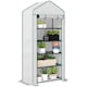 image 1 of Outsunny Widened Mini Greenhouse 5 Tier Green House, 193H x 90W x 49Dcm, Green