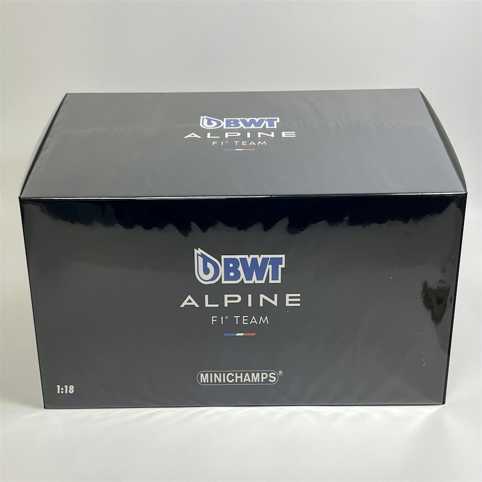 image 1 of Pierre Gasly BWT Alpine F1 Team A523 Bahrain GP 2023 1:18 Minichamps 117230110