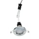 image 1 of ValueLights Pack of 6 Silver Chrome Plated Steel Fixed Recessed Ceiling Spotlight Downlights With 6 x 5W GU10 Warm White LED Bulbs