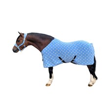 Supreme Products Dotty Fleece Horse Rug - Beautiful Blue - 6´ 9"