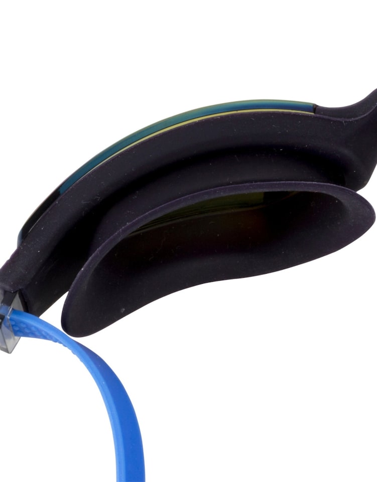 image 1 of Fashy Splash II Mirrored Adult Swim Goggles - Blue/Black