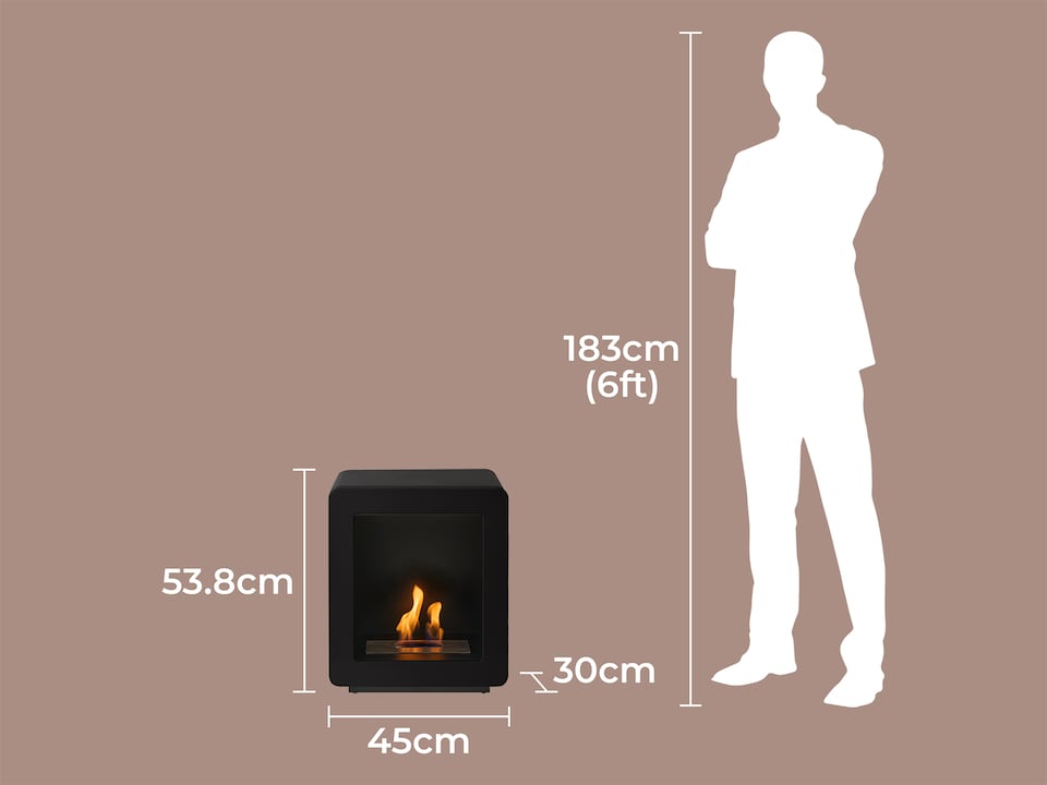 image 1 of Adam Mira Bio Ethanol Stove in Black