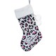 image 1 of Personalised Leopard Print Christmas Stocking