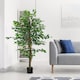 image 6 of HOMCOM Decorative Artificial Plants Ficus in Pot, Fake Plants for Home Indoor Decor, 150cm