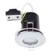 image 4 of ValueLights Downlight Fire Rated IP65 Chrome Ceiling Light Fitting Single Pack