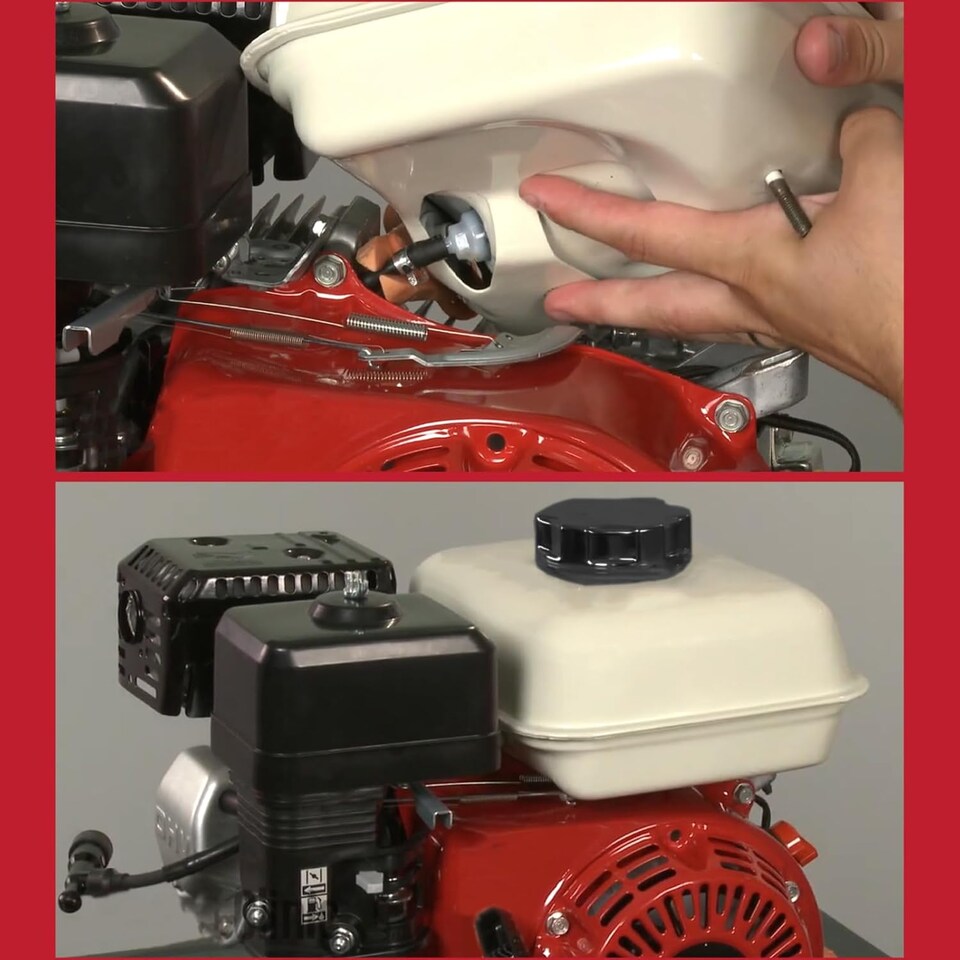 image 1 of SPARES2GO Fuel Tank Reservoir for Honda GX349 GX390 Engine 6L