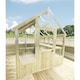 image 2 of 14 X 8 Pressure Treated Tongue And Groove Greenhouse - Rim Lock - 4mm Toughened Glass + Bench + Free Install (14' x 8' / 14ft x 8ft) (14x8)