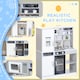 image 4 of AIYAPLAY Play Kitchen, Pretend Toy Set, Kids Kitchen Playset with Sounds and Lights Cooking Stove, Running Water, Coffee Maker Refrigerator, Microwave, Accessories, Gift for Girls and Boys