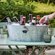 image 2 of Zinc Bottle Bucket with Opener