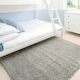 image 4 of KUKOON Silver Grey Deep Pile Shaggy Living Room Area Rug 80cm x 150cm