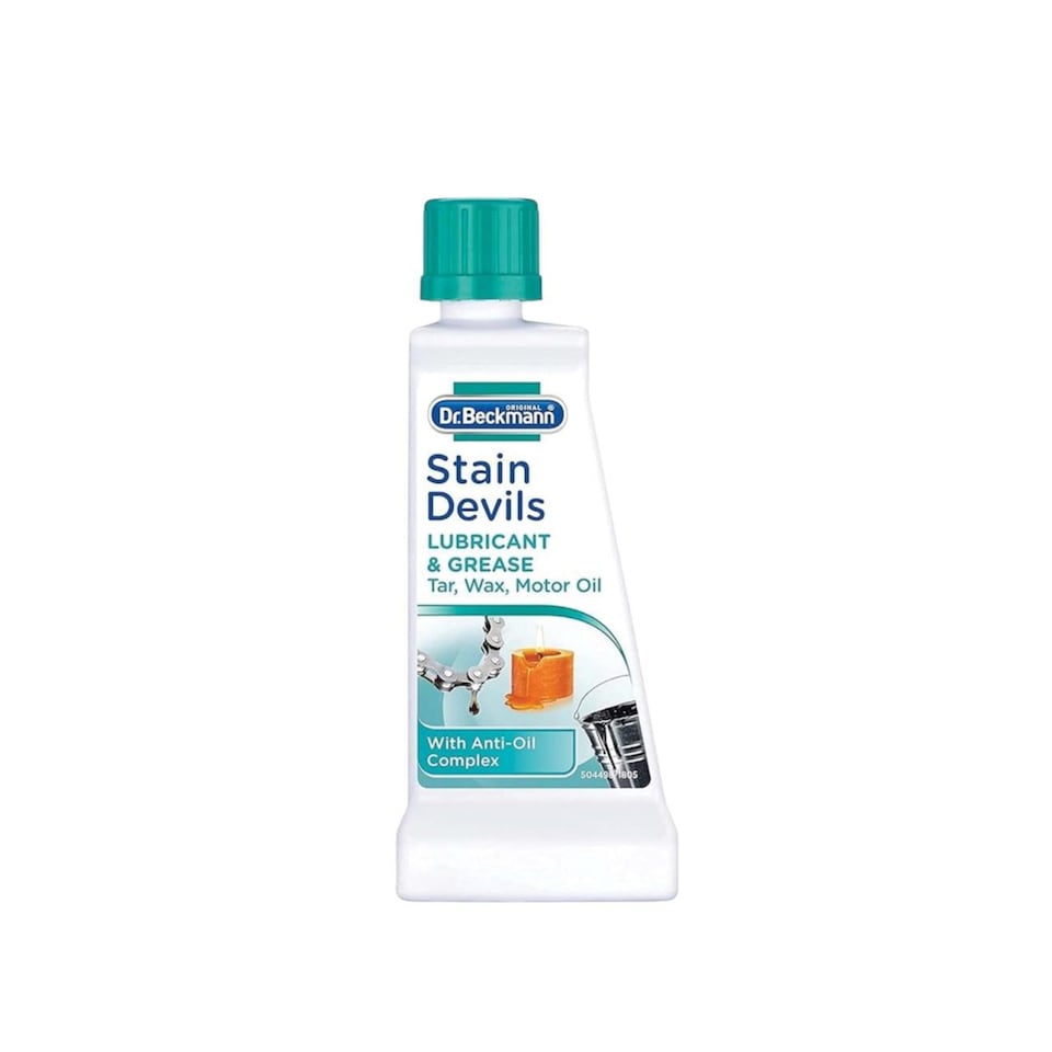 image 1 of Dr. Beckmann Stain Devils Lubricants and Oils Stain Remover 50ml Oil Grease Wax Cleaner for Clothes