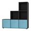 Black & Sky Blue