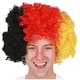 image 1 of Pack of 24 German Supporters Curly Wig | Multi | One Size