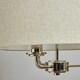 image 5 of BHS Henry 3 Light Ceiling Pendant with Grey Shade, Nickel