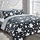 image 1 of Velosso Galaxy Teddy Fluffy and Warm Fleece Duvet Cover Set Grey | Grey | King