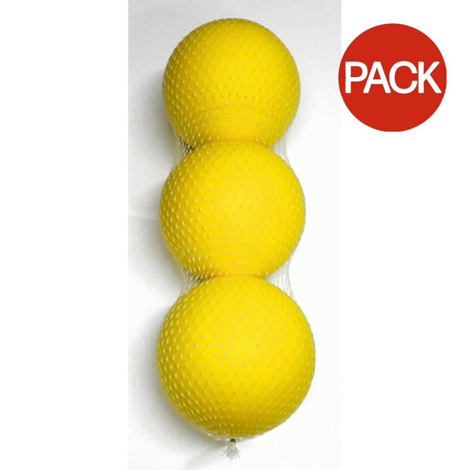 Carta Sport Sponge Ball (Pack of 3) - Yellow - One Size (UTCS675)