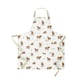 image 1 of Catherine Lansfield Angus Highland Cow Cotton Kitchen Adult Apron Natural Cream | Natural