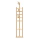 image 1 of Living and Home Bamboo Coat Rack Stand